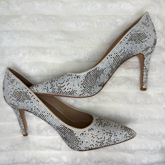Antonio Melani | Maybeth Eggshell Blue Rhinestone Pump - Picture 7 of 11